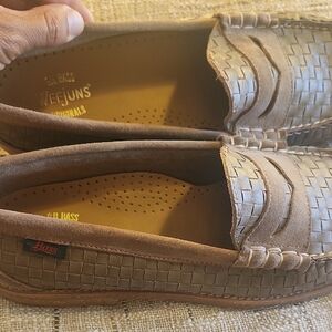 Bass Weejuns Brown Woven Loafers
